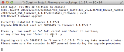 Install Firmware